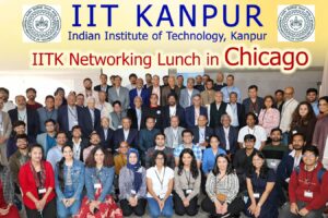 Members of IIT Kanpur including alumni pose for a photo in Chicago.ALL  PHOTOS: Asian Media USA