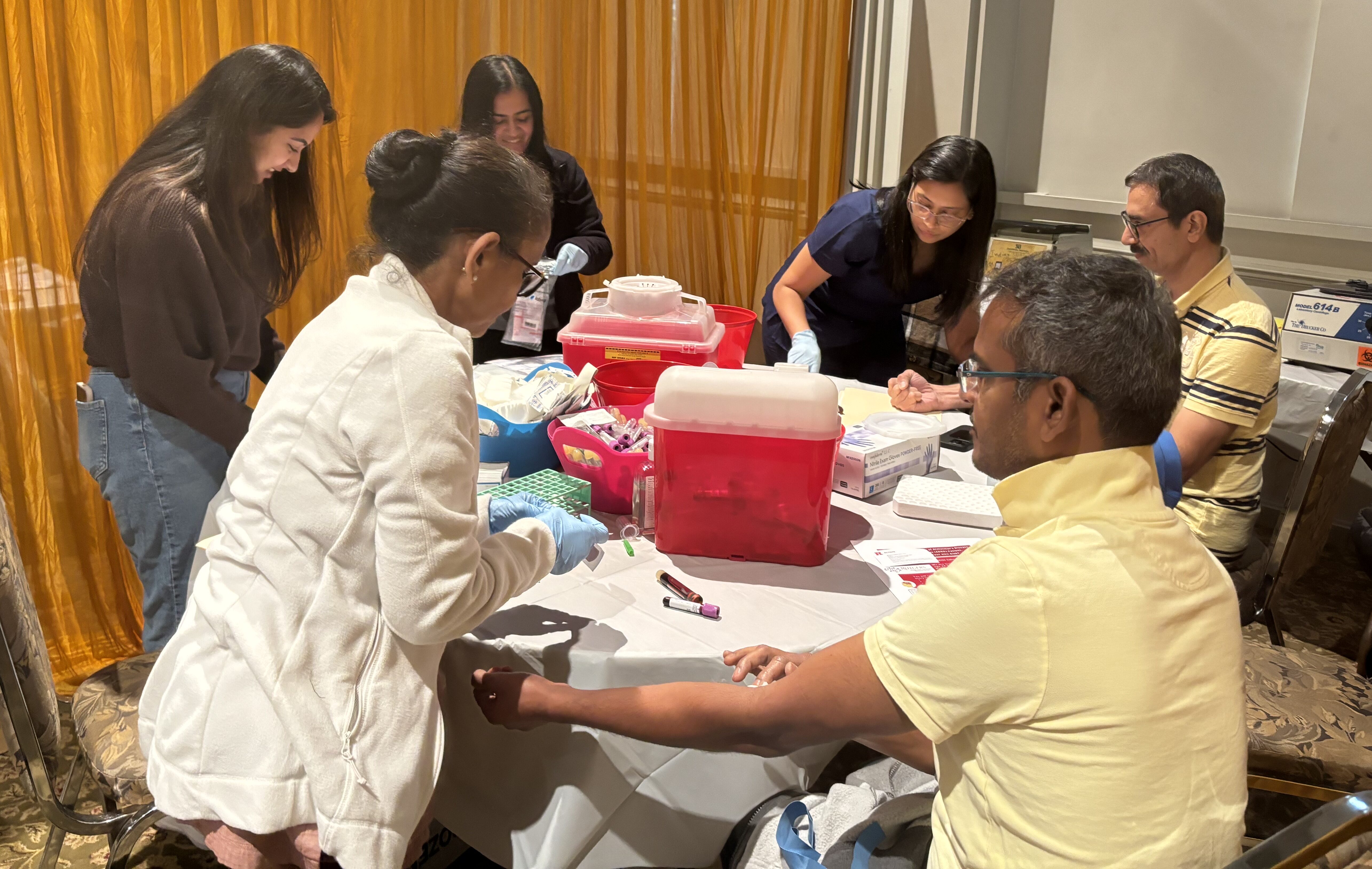 More than 200 visitors benefit from the free health fair in New Jersey