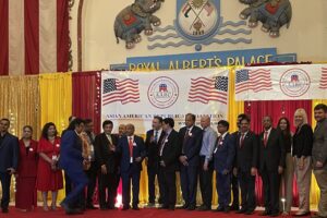 Leaders of the Asian American Republican Coalition at the meeting to rally the Indian American vote, October 30, 2024. PHOTO: Sachin Ravindran, ITV Gold