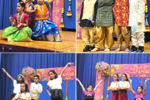 Above and below: groups of dancers performed at the Ferguson Library in Stampford, Connecticut, hosted by GOPIO-CT and the Mayor's office.